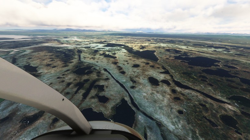 Image article, La toundra à l'embouchure du fleuve Noatak